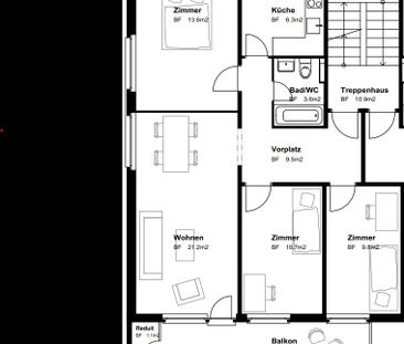 Grosszügige 4.5-Zimmerwohnung in Herzogenbuchsee - Photo 3