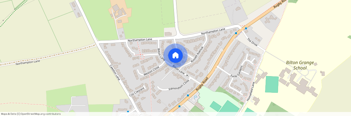 Bilton Lane, Rugby, Dunchurch