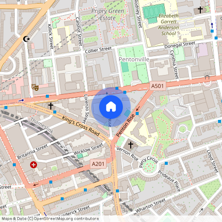 Penton Rise, King's Cross, London, WC1X