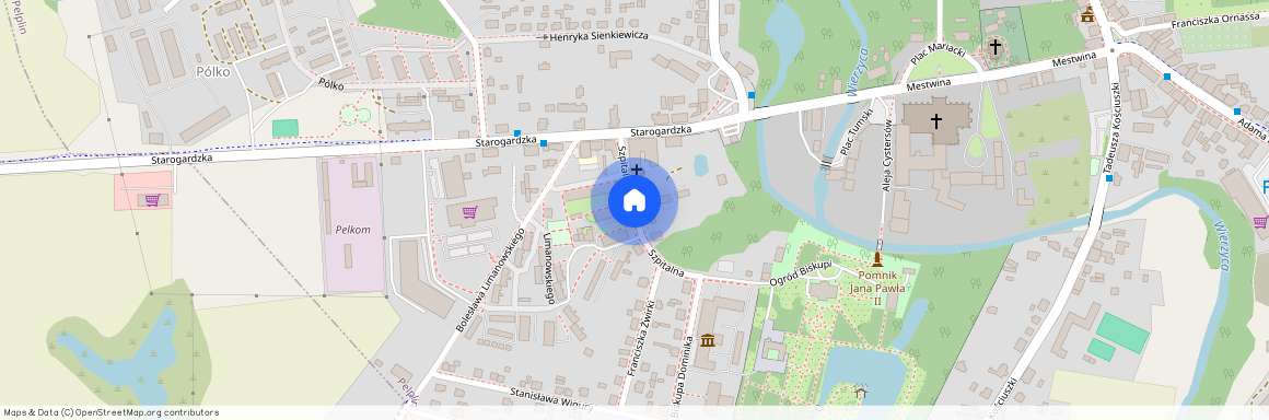 ul. Szpitalna, Pelplin, Pelplin, tczewski, pomorskie