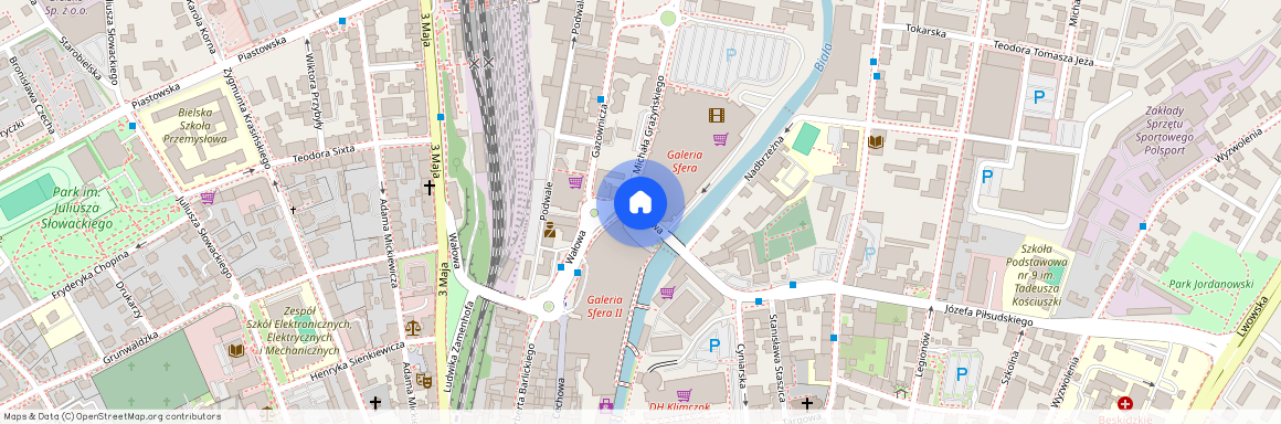 ul. Mostowa, Dolne Przedmieście, Bielsko-Biała, śląskie