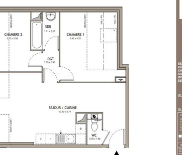 location Appartement T3 DE 57.75m² À VILLIERS LE BEL - Photo 1