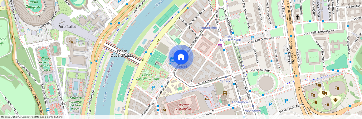 Piazza Antonio Mancini, Rome, Lazio 00196