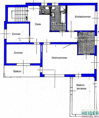 4 Zi-Wohnung am nordöstlichen Stadtrand von Ansbach - Photo 5