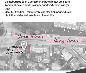 Charmante 3-Zimmer-Wohnung in Oesede - Foto 1