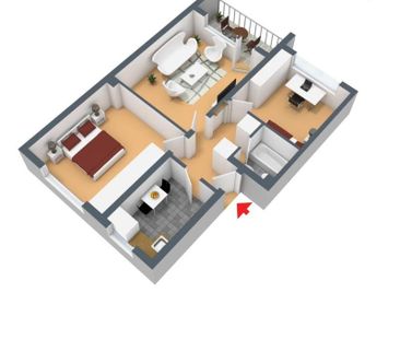 Planen Sie Ihren Umzug jetzt! 4-Zimmer-Wohnung in Hagen Vorhalle - Foto 1