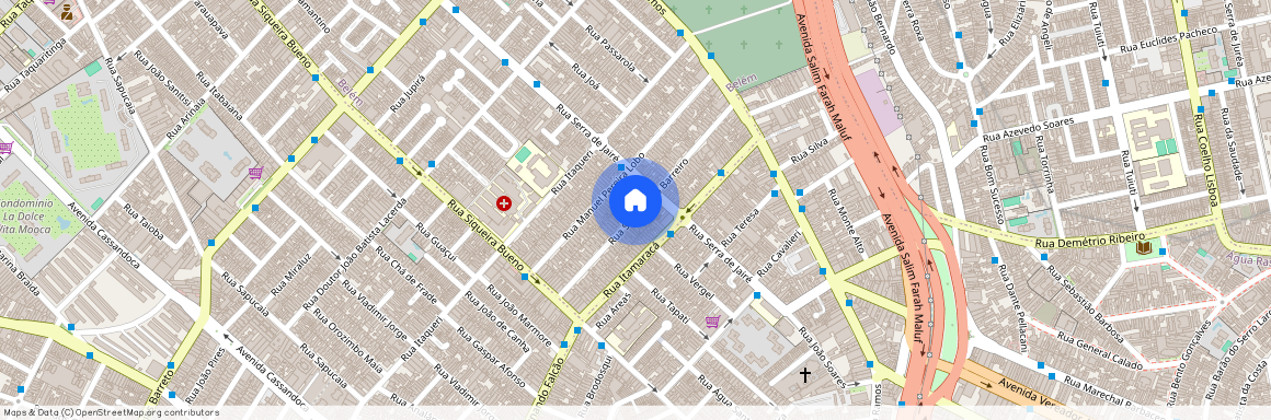 Rua São José do Barreiro, 296 - Água Rasa, São Paulo - SP