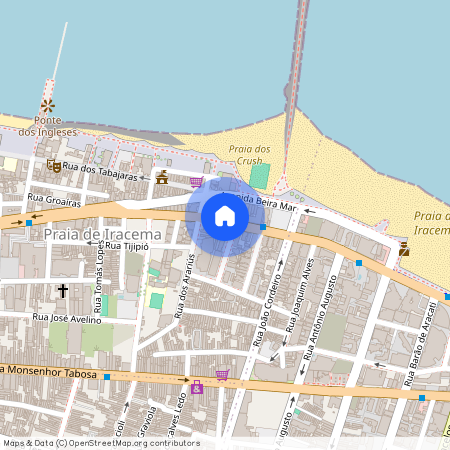 Rua Gonçalves Ledo, 10, Praia de Iracema, Fortaleza, Ceará, 60060325