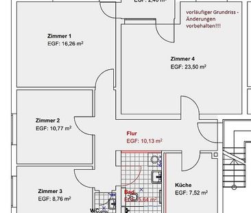 Modernisierte 4 ZKB mit Balkon in Waldau! - Photo 1