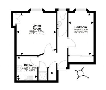 1 bedroom property to rent - Photo 4