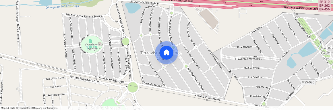 Rua Victoria Srougi Mahfuz, Terra Vista Residence Club, SP, Mirassol