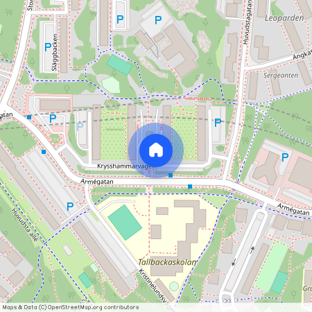 Krysshammarvägen, Solna