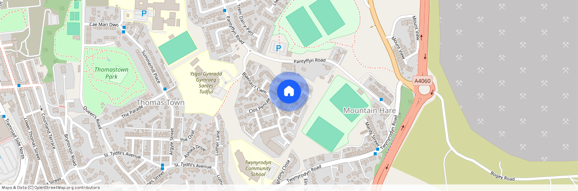 Clos Cwm Golau, Merthyr Tydfil, CF47