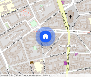 Möblierte Stadtwohnung in Toplage Nähe Neusser Str. - Video online - Photo 1