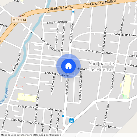 Avenida Juárez, San Juan de las Huertas, Zinacantepec, Estado de México, 51370, México