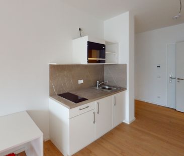 Möbliertes 1-Zimmer-Apartment mit Einbauküche und Balkon - Photo 2