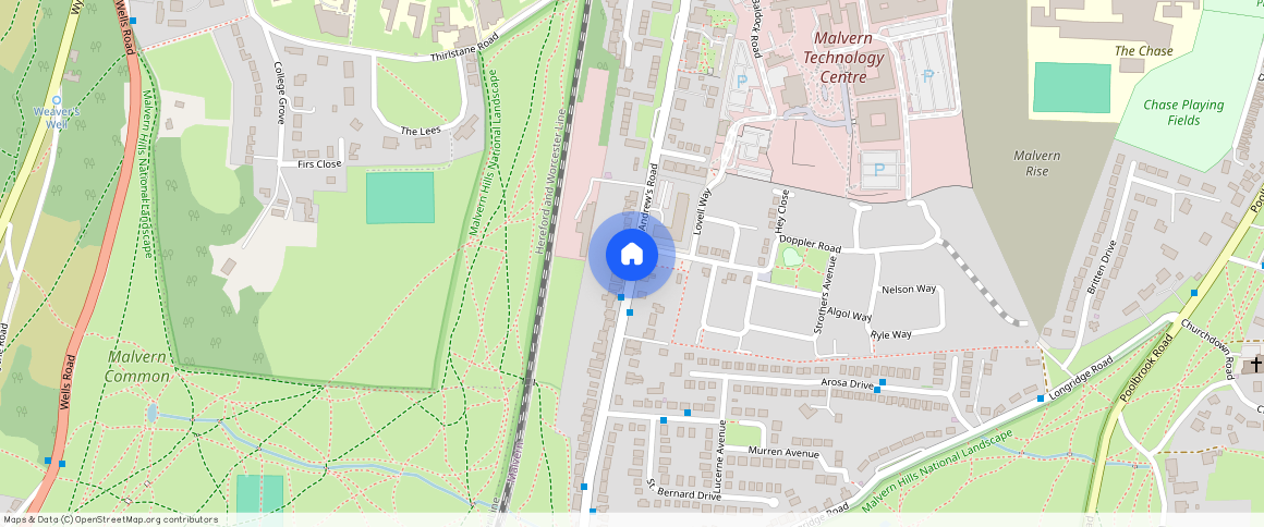 St. Andrews House, Great Malvern, WR14