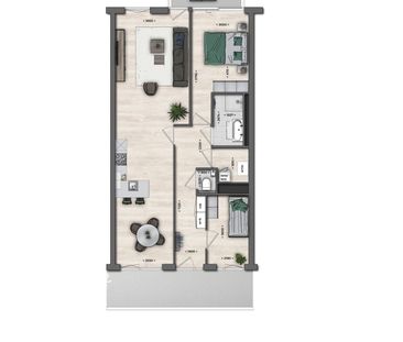 Appartement te huur: Berberisweg 444-B 3053 PL Rotterdam - Photo 2