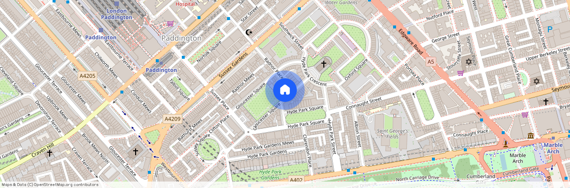 Gloucester Square, Gloucester Square, W2