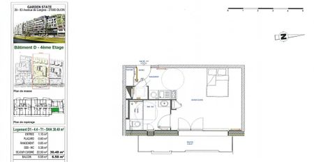 Location Appartement 1 pièce 30m² DIJON 21000 - Photo 5