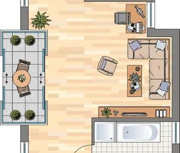 Demnächst frei! 2-Zimmer-Wohnung in Dortmund Schüren - Photo 1