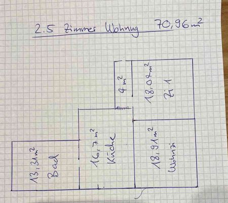 2.5 Zimmer, 70 m², EG - Photo 2