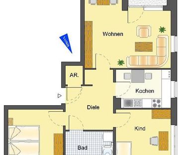 Wunscherschöne 3-Zimmer-Wohnung – Ihr neues Zuhause am Rosenhügel - Foto 1