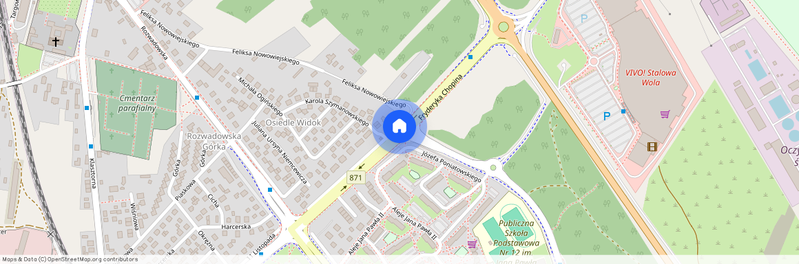 ul. Fryderyka Chopina, Stalowa Wola, stalowowolski, podkarpackie