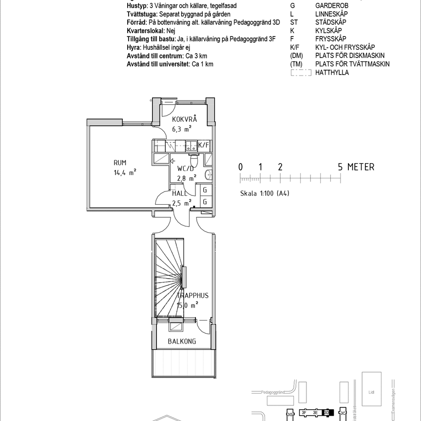 Pedagoggränd 3 D - Foto 2