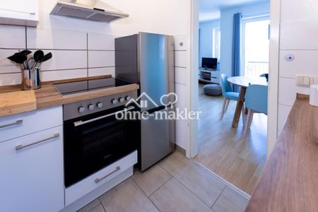 Design Apartment mit Balkon & TG-Stellplatz | King-Size Bett | Voll Möbliert - Foto 2