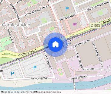 Artillerigatan 17. 1 rum & kök - Foto 1