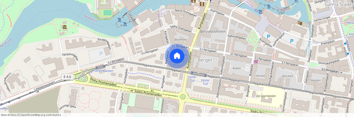 Korsgatan 17 B, Centrala Staden