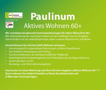 Aktives Senirenwohnen in Barmen nähe Zentrum. Mit WBS! - Foto 3