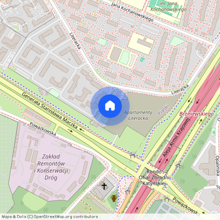 Warszawa, Bielany, Literacka