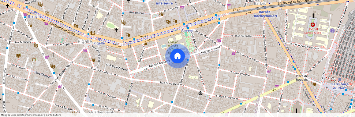 Paris IX - avenue Trudaine.