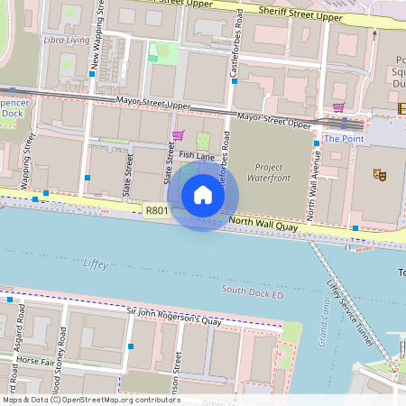 Quayside Quarter at Dublin Landings, Docklands, Dublin 1
