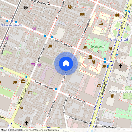 Amalienstraße 43, 80799 München - Maxvorstadt