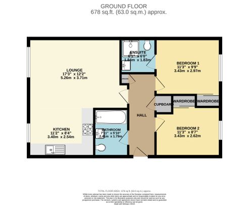 2 bed flat to rent in Hillington Road South, Glasgow, G52 - Photo 1