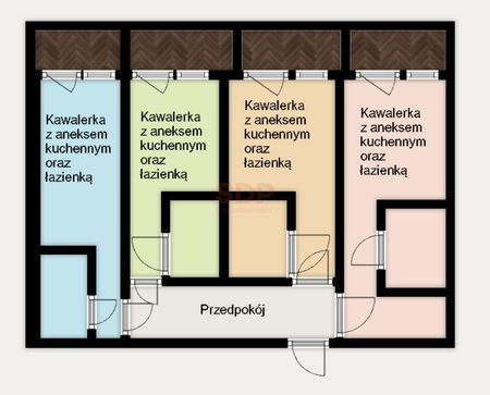 4 KAWALERKI – idealne na podnajem - Фото 5