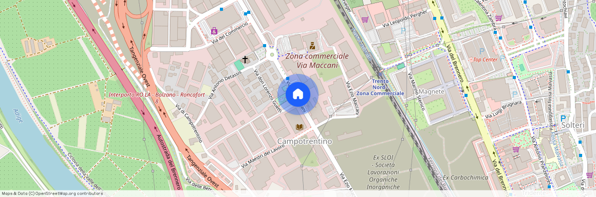 Via Ezio Maccani, 38121 Trento TN, Italy