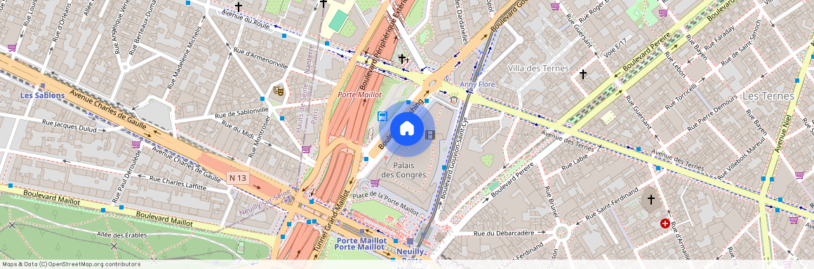 Appartement à louer boulevard Pershing, Paris 17ème