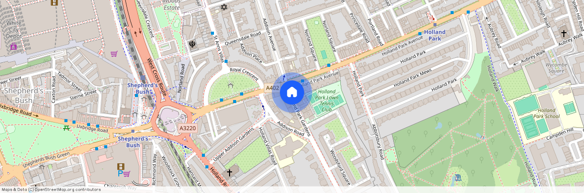 Holland Park Gardens, Holland Park