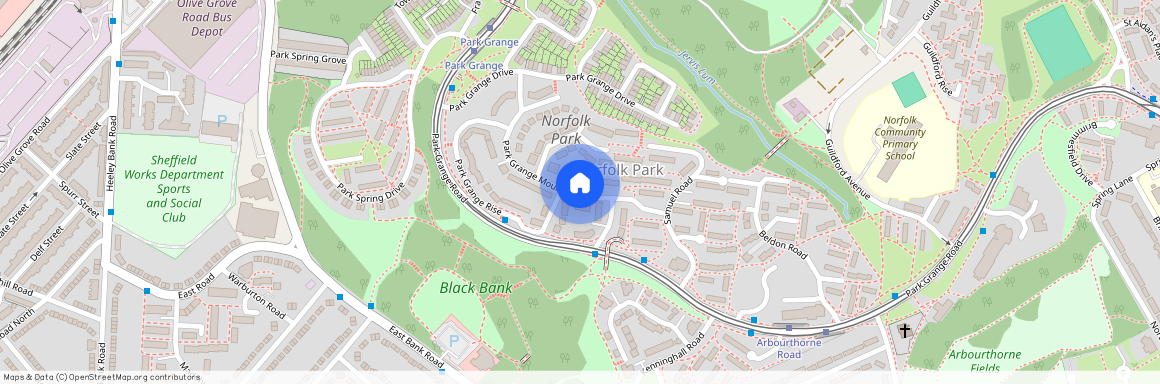 Park Grange Mount, Sheffield, South Yorkshire, UK, S2