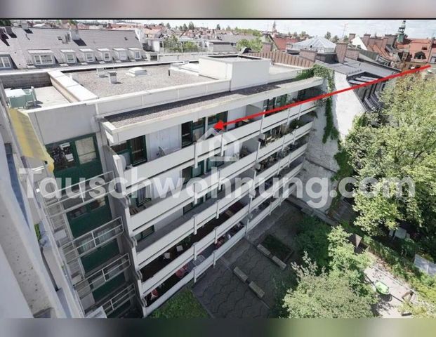 TAUSCHWOHNUNG Traumlage im Herzen Schwabings – Großzügiger Balkon mit Sonn - Foto 1