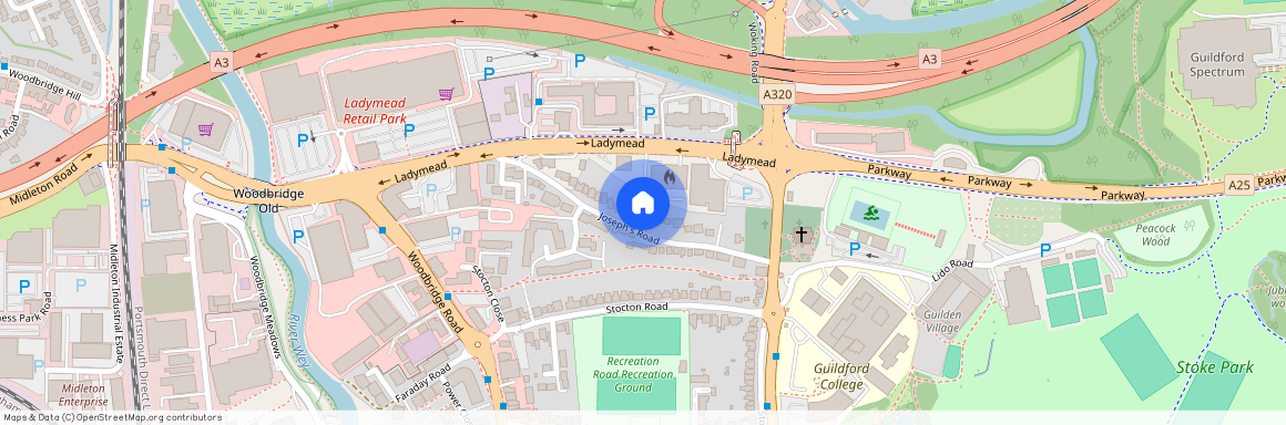 Josephs Road, Guildford, Surrey, GU1 1DW