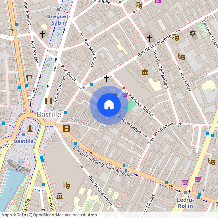 Rue de Lappe et Passage Louis-Philippe 75011 Paris (11e arrondissement)