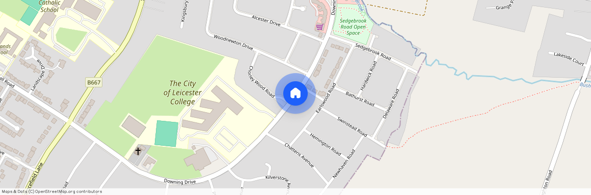 Downing Drive, Evington, Leicester, LE5