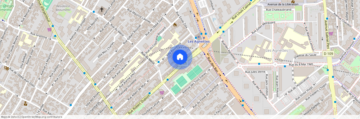 Rue du Président Kruger, Francja, Asnières-Sur-Seine