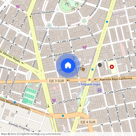 Tlaxcala, Colonia Hipódromo, C.P. 06100, Df / Cdmx