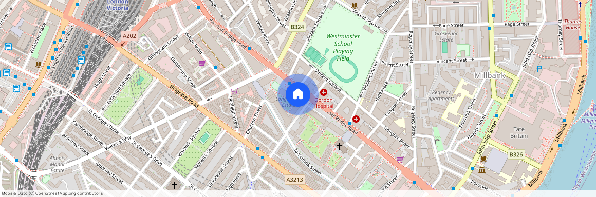 Vauxhall Bridge Road, Pimlico, SW1V